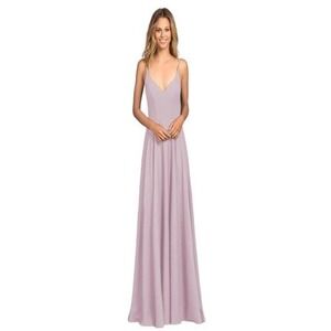 T6 Henley Rose Occasions Bridesmaid Formal Gown Spaghetti Strap‎ Maxi Dress 12